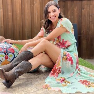 Express Floral Maxi Dress